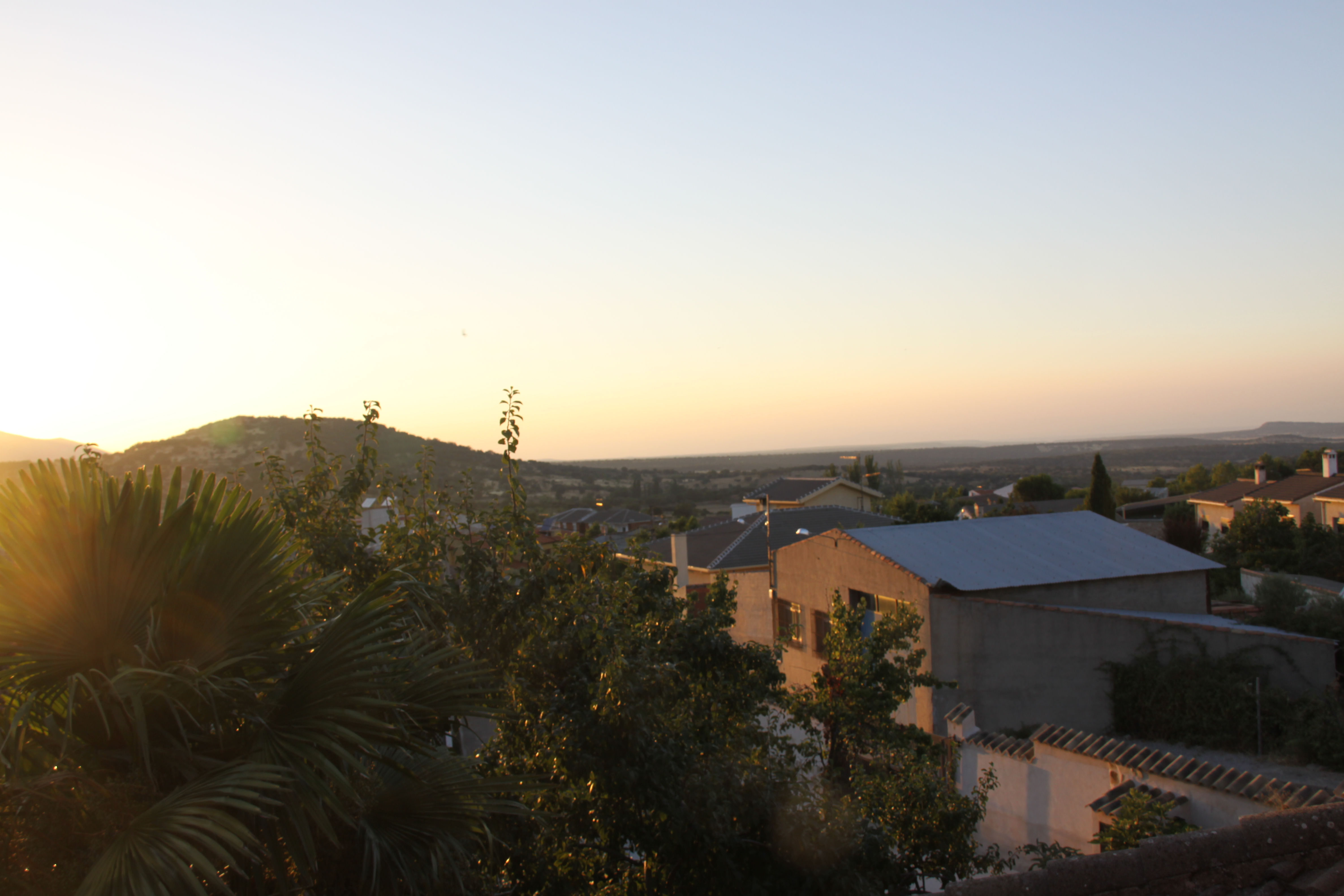 Atardecer sobre San Pablo de los Montes